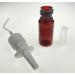 12 Pack Refillable Atomizer Bottles for Nasal Spray & Cosmetics - 20ml Brown Fine Mist Spray | Durable Plastic - Buy Online on GoSupps.com