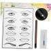 Beatifufu Practice Skin Kit Kit Skin End Single Pen Eyebrow Mouth Microblading Semi-permanent Eye Practice and White - Buy Online on GoSupps.com