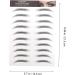 Mikinona 10pcs Imitation Eco Eyebrow Sticker 3 Proof Beauty Stickers - Buy Online on GoSupps.com