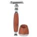 Classic Men's Double Edge Razor with Wooden Handle - Premium Hand Razor for a Superior Shave - Buy Online on GoSupps.com