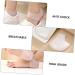 FRCOLOR 4pcs Heel Silicone Pads - High Heel Insoles & Toe Protectors for Men & Women | Anti-Crack Cushioning - Buy Online on GoSupps.com