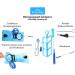 BergCamp Drinking Bubble + Cleaning Set - Waterproof Bladder for Hiking Camping & Cycling - Tasteless 2L Drinking System + Free E-Book - Buy Online on GoSupps.com