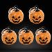 Pumpkin Cat Collar Bell Set - Halloween Accessory for Spooky Pets (Orange, 10pcs) - Buy Online on GoSupps.com