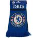 Chelsea FC Official Blue Black White Jacquard Scarf - 5ft Long - Buy Online on GoSupps.com