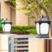 Retro Solar Post Light Outdoor Lighting Aluminum Fence Bollard Column Lamp Courtyard Stigma Light Garden Exterior Pillar Lamp - Buy Online on GoSupps.com