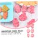 Cabilock 12 Pcs Biscuit Mold Christmas Embossing Mold Silicone Chocolate Mould Tool 3D Pink Pp Household - Buy Online on GoSupps.com