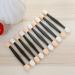 Baluue 100 Pcs Cosmetic Professional Double- End Eyeshadow Brushes Makeup Makeup Tools Black Size 2 Black - Buy Online on GoSupps.com