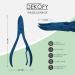Decofy 11.5 cm Stainless Steel Nail Tongs - Extra Sharp Foot & Nail Scissors for Thick Nails - Perfect Pedicure & Nail Care Tool - Buy Online on GoSupps.com