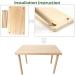 CooShou Small Pet Wooden Platform Stand - Rodent Table Climbing Ladder Chew Toy for Hamster Gerbil Mice Parrot Bird - Buy Online on GoSupps.com