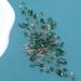 Rhinestone Hair Side Combs Wedding Crystal Hair Combs Bridesmaid Hair Pieces Flower Headpiece on Comb Mother of The Bride Hair Accessories Green - Buy Online on GoSupps.com
