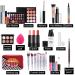 Complete Makeup Kit for Women - Eyeshadow, Eyeliner, Lipgloss, Lipstick, Brushes, Mascara, Eyebrow Pencil, Concealer, Face Powder & Primer - Ideal for Girls, Beginners - Set 019 - Buy Online on GoSupps.com