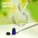 Fandamei 2ml Blue Empty Glass Bottles - 25 PCs with Droppers & Orifice Reducers for Essential Oils Spa & Aromatherapy | Perfect Mini Glass Bottles - Buy Online on GoSupps.com