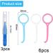 DHWEKU 6PC Aligner Removal Tool Set - Invisible Tooth Remover & Cleaner for Braces | Oral Care with 3 Cleaning Brushes - Buy Online on GoSupps.com