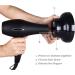 Hairizone Universal Diffuser for Curly or Wavy Hair Styling - Achieve Maximum Volume and No-Frizz Results | Black Shiny Black - Buy Online on GoSupps.com
