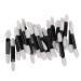 Double Ended Latex Eye Shadow Applicators - 50 Pcs Black Makeup Brushes for Flawless Application - Buy Online on GoSupps.com