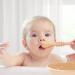 Vicloon Baby Fork and Spoon Set - 2Pcs Silicone Baby Weaning Spoon Set for Self Feeding - Easy Grip Toddler Cutlery Kit - Soft Infant Toddler Spoon in Orange - Buy Online on GoSupps.com