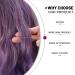 Esmee Ombre Violet Short Wig for Women | 14-Inch Heat-Resistant Synthetic Hair for Daily Wear & Cosplay - Buy Online on GoSupps.com