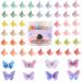 58 pcs Hair Clips for Women and Girls Hair Clips Butterfly Hair Clips Mini Cute Clips Small Pastel Hair Claw Clips Multi-color Hair accessories for Girls Hair Barrettes for Women