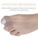 JULAR 4 PCS Gel Bunion Corrector Toe Separators for Men and Women | Breathable Fabric, Overlapping Toes Relief | Bunion Corrector with 2 Loops - Buy Online on GoSupps.com