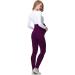 Be Mammy Maternity Long Leggings - XL Plum | Comfortable Pregnancy Pants - Buy Online on GoSupps.com