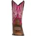 TuffRider Youth Arches Flame Embroidered Pink Square Toe Western Boots - Size 5, Brown - Buy Online on GoSupps.com