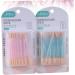 BELLIFFY 24pcs Eye Shadow Applicator Cosmetic Eye Brushes Double Head Eyeshadow Brush Eyeshadow Sponge Brush - Buy Online on GoSupps.com