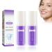 2 pieces of toothpaste white teeth purple teeth whitening tooth paste white teeth toothpaste purple toothpaste white teeth lighten teeth whitening reduce yellowing of the teeth