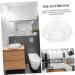 TIDTALEO Shell Soap Dish Bathroom Sponge Holder Home Bathroom Soap Dish Soap Case Shower Soap Shampoo Dish Nylon Hole Sleeves Dish Sponge Holder Bath Soap Holder Bar Liquid Plastic Soap Pad Transparent 9.5x9.5CM - Buy Online on GoSupps.com