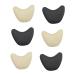 FOMIYES 6 Pair Toe Infilled Pad High-Heeled Shoes Tip Pad High Heel Insole Forefoot Pad High Heel Toe Pad As Shown 8X6.5X0.9cm
