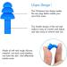 100 Pairs Silicone Reusable Ear Plugs for Sleeping, Swimming, Concerts, Shooting - Noise Cancelling & Snoring - Includes Carry Cases - Buy Online on GoSupps.com