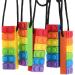 Yeglg 5 x sensory chewing necklace sensory toy for autism children or babies from 3 months non-toxic chewing necklace for children for teething of autistics anxiety