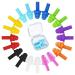 iMapo 10 Pairs Reusable Silicone Earplugs Noise Cancelling Waterproof Ear Plugs Sound Blocking with 10 Carry Case for Swimming Sleeping Concerts Loud Events and Travel 10 Assorted Colors