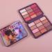 Palette de fards paupi res 24 couleurs tons chauds mats scintillants marron brillant imperm able nacr paillettes tons terrestres longue tenue portable marron chaud