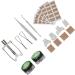 Ingrown Toenail Treatment Kit with 12 Toenail Braces Stainless Steel Corrector for Curved Ingrown Toenails - Buy Online on GoSupps.com
