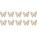3D Nail Charm - Butterflies Shiny Supplies Char Manicure Jewelry Decorations For Crafts Decorations Clothes Shoes Gold - Buy Online on GoSupps.com