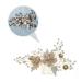 FRCOLOR 1pc comb wedding headpiece metal hairpin rhinestone hair pins weddings women decorative hairpi bridal hair slide women's hair clips Flower Shape Headwear decorate bride alloy pearl