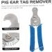 Yardwe Ear Tag Removal Forceps - Animal Ear Tag Remover Tool for Farm Animals - Buy Online on GoSupps.com
