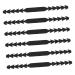 Gatuida Adjustable Trailer Hitch 20pcs Mask Hook Clothes Rack Elastic Cord Anti-strangulation PP Extension Strap