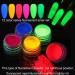 12 Color Fluorescent Nail Pigment Powder Set for Stunning Nail Art Designs - Buy Online on GoSupps.com