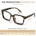 XVXV Reading Glasses for Women & Men - Blue Light Blocking Square Readers - Anti Glare & Eyestrain - Spring Hinge - 3 Pack (1.5x - Buy Online on GoSupps.com