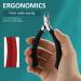 1 Piece Manicure Nippers Manicure Trimming Tool Cuticle Nippers Eagle Mouth Nippers Professional Toenail Nail Clippers with Rubber Handles Stainless Steel Cuticle Scissors - Buy Online on GoSupps.com