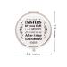 Muminglong Frosted Compact Makeup Mirror - Sister's Birthday & Christmas Gift Ideas - Sister-Sister Laughing (Silver) - Buy Online on GoSupps.com