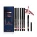 CHJUZI Colors Lip Liner Pencil - Waterproof Non-Smudge Matte Velvet Lipstick Pen for Effortless Application | International Shipping Available - Buy Online on GoSupps.com