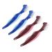 Hapinary 4 pieces older prosthesis toothbrush prosthesis cleaning travel toothbrush toothbrush travel prosthesis brush false toothbrush prosthesis prostheses cleaning brush portable toothbrushes