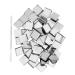 Buy 100 Empty Metal Pans with 26mm Rod - Ideal for Crafting & DIY Projects | International Shipping Available - Buy Online on GoSupps.com