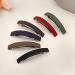Matte Stylish Curved Hair Claw Clips - Non Slip French Barrettes Styling Accessories for Women - 6 Pack - Buy Online on GoSupps.com