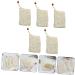 Healeved 25 Pcs Soap Bag Exfoliating Soap Pocket Mesh Soap Saver Pouch Soap Saver Pouch Bag Sisal Beige - Buy Online on GoSupps.com
