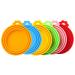 EACTEL Pet Food Can Tops Pet Can Tin Lids Set Of 3 Silicone Pet Can Covers Storage Can Tin Covers Lid Top Cat Dog Food Cover Standard Size For Dog Cat Can Food Random Color