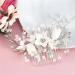 Serveyou Bridal Hair Accessories Wedding Hair Pieces for Brides Wedding Crytsal Flower Hair Comb Hair Jewels Fits for Wedding Bridal Shower Baby Shower Engagements Parties Proms - Buy Online on GoSupps.com