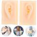 Plafope 1 Pair Soft Silicone Human Ear Earrings for Models - Flexible and Realistic Simulation for Hearing Aid Practice and Teaching - Buy Online on GoSupps.com
